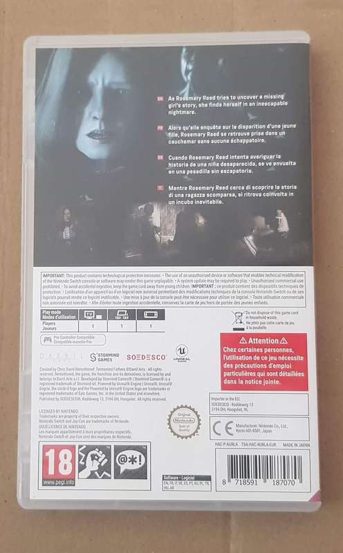 Nintendo Switch Game - Remothered: Tormented Fathers