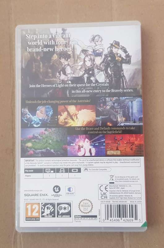 Nintendo Switch Game - Bravely default 2