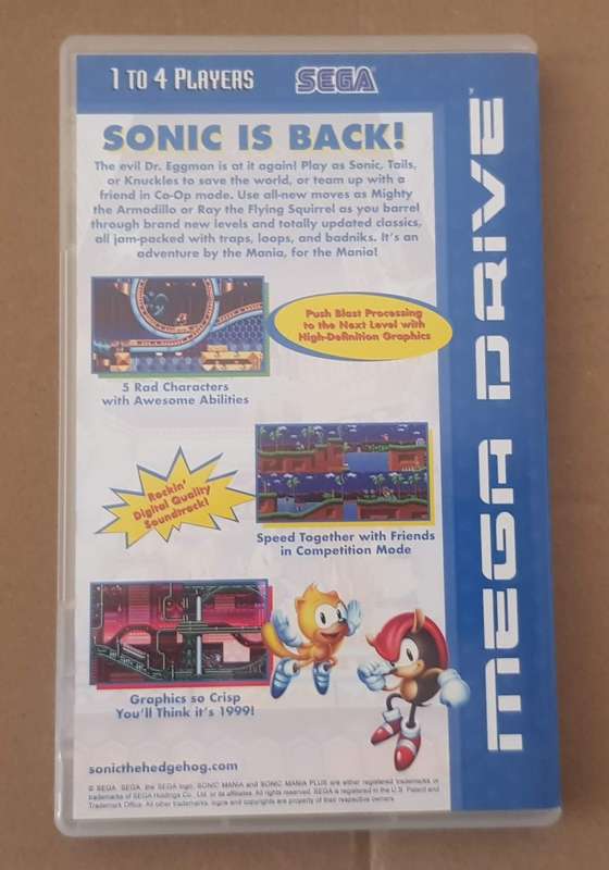 Nintendo Switch Game - Sonic Mania Plus Collectors edition