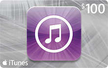 iTunes $100 Gift Card Voucher - Free Digital Delivery