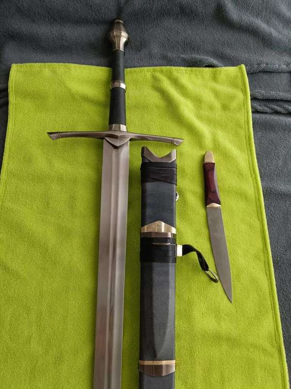 Aragon Strider Sword, Scabbard & knife