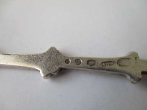 Solid Silver `` BELFORT BRUGGE `` Teaspoon
