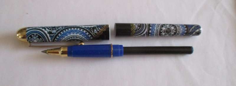 Vintage Blue Mono -cloissone Pen