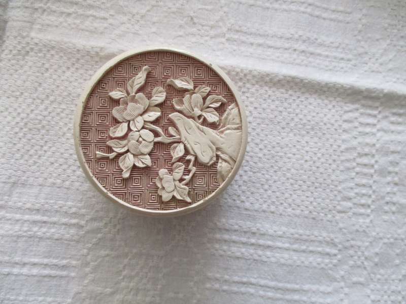 Chinese Round  Trinket Box