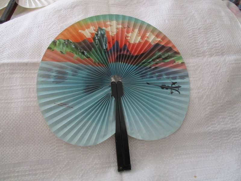 Vintage Chinese Paper Fan