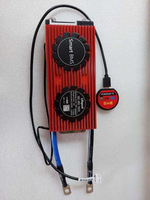 SMART BMS LIFEPO4 16S 48V 100A COMMON PORT WITH BLUETOOTH