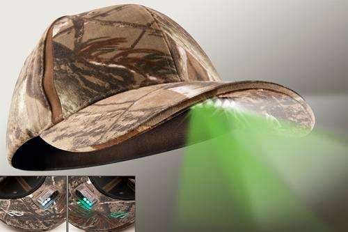 POWERCAP CAMOUFLAGE BLOOD TRACKER 6 LED LIGHTS