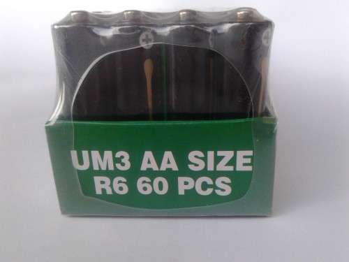 60 - AA UM3 R6 1.5V Dry Cell Batteries
