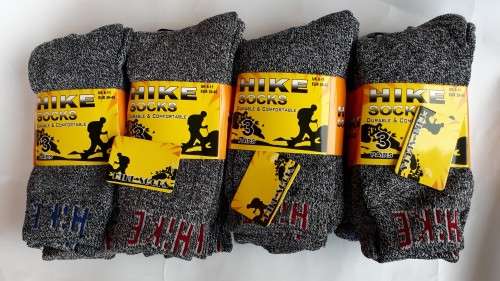 12 Pair - Hiking Socks Durable And Comfortable