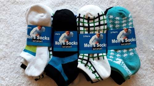 12 - Pair Cushion Sports Socks