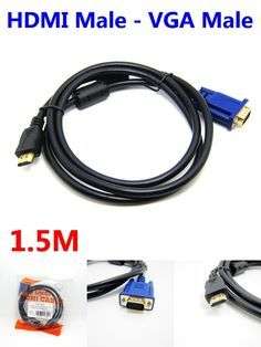 1.5 m HDMI to VGA Cable