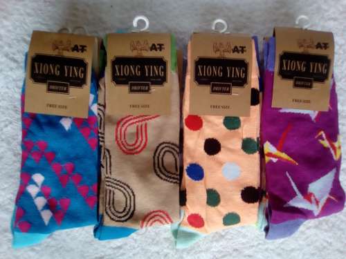12 Pair - Mens Colourful Fun Socks