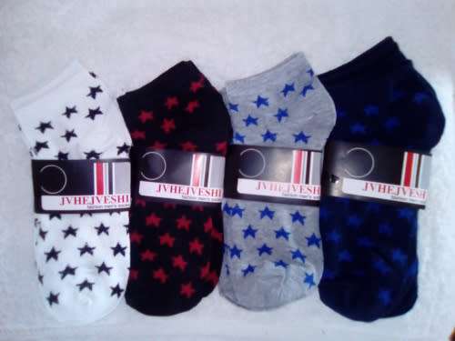 12 Pair Star Socks