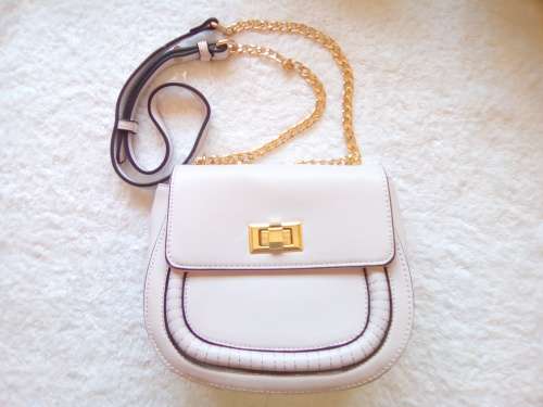 Soft PU Leather Cross Body Bag with Chain Strap