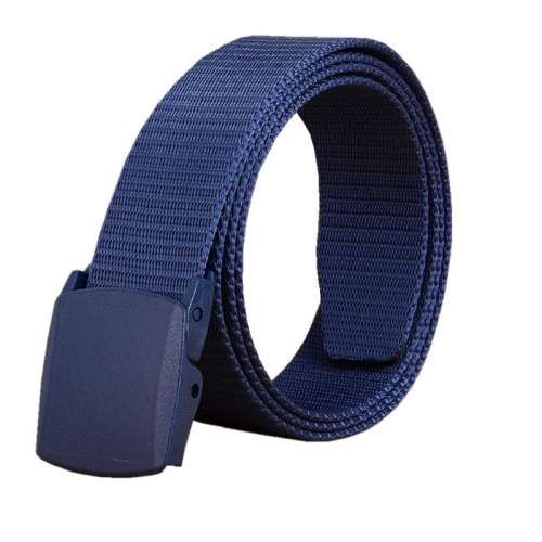 High Quality Automatic Buckle Nylon Belt - Blue