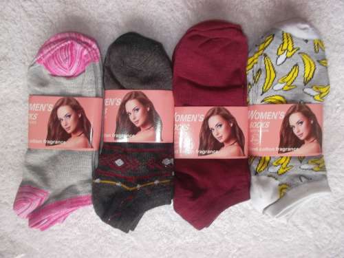 Multi Colour Cotton Fun Socks - 12 Pairs