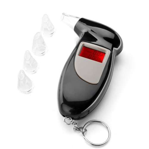 Alcohol Level Tester Analyzer With LCD Display Keychain Professional Grade