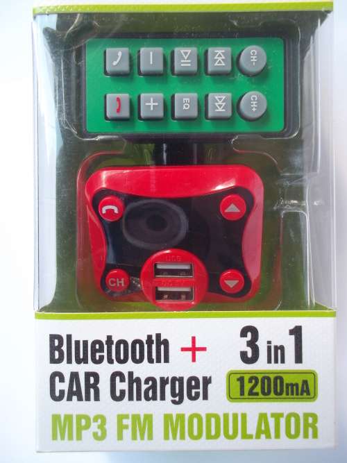 Allison 3 in1 Bluetooth + Car Charger+ MP3 FM Modulator