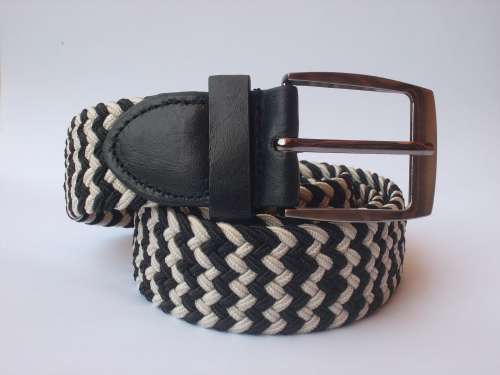 Braided Elastic Fabric Woven Stretch Belt