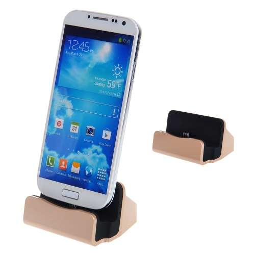 Charging Dock and Sync Stand for Samsung (Gold)