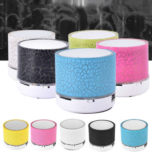 Super Bass Mini Bluetooth Wireless Speaker _ Build-in Mic Support AUX TF iPhone/Samsung - WHITE
