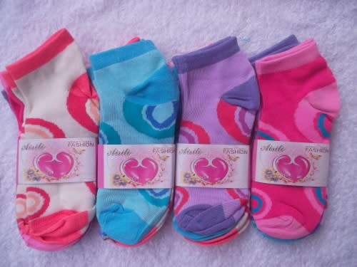 12 - Pair Multi Colour Cotton Fun Sports Socks