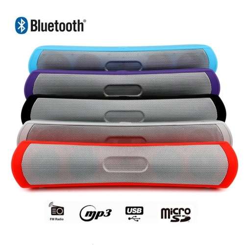 Portable Bluetooth Multimedia Speaker System - Red