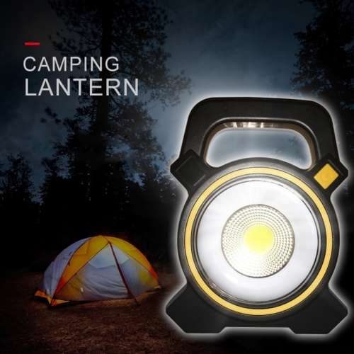 USB Rechargeable COB Work Lights with With Solar Panel