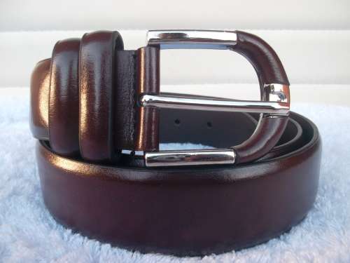 Men's Brown Dress Belt