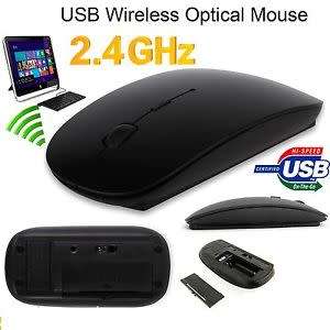 Ultra Slim Wireless Mouse 2.4 GHz Nano Receiver