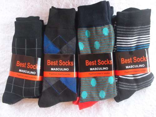 12 Pair - Comfortable  Mixed Cotton Socks