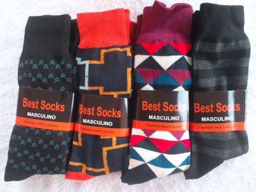 Mens' Cotton Fashion Socks (12 Pack)