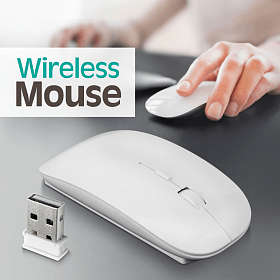 Ultra Slim Wireless Mouse 2.4 GHz Nano Receiver