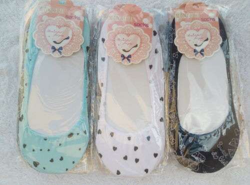 12 Pack - No Show Non Slip Cotton Socks