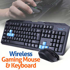 2.4GHz Wireless Gaming Keyboard And Mouse Set Combo For PC