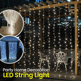 100 LED Multicolour Christmas/Party 8 Colors Choice Lights - 10m