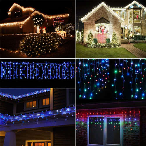 100 LED Multicolour Christmas/Party 8 Colors Choice Lights - 10m