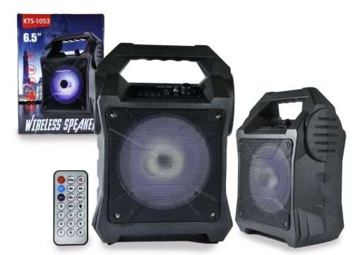 KTS-1053 Bluetooth speaker with grip. Retro design with 6-inch Led light