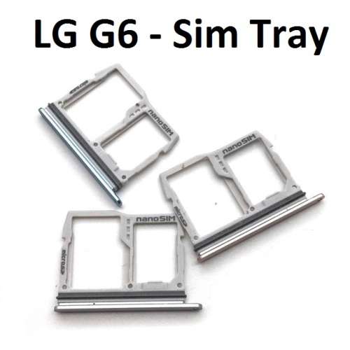 Sim Card Tray and MicroSD Card Tray for LG G6 H870 H871 H872 H872PR H873 LS993 VS998 VS998B VS998G