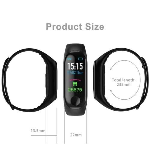 M4 Smart Band  Fitness Tracker Sport  Watch