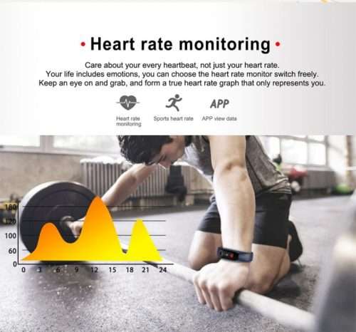 M4 Smart Band  Fitness Tracker Sport  Watch