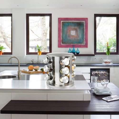Stainless Steel Rotating Spice Rack