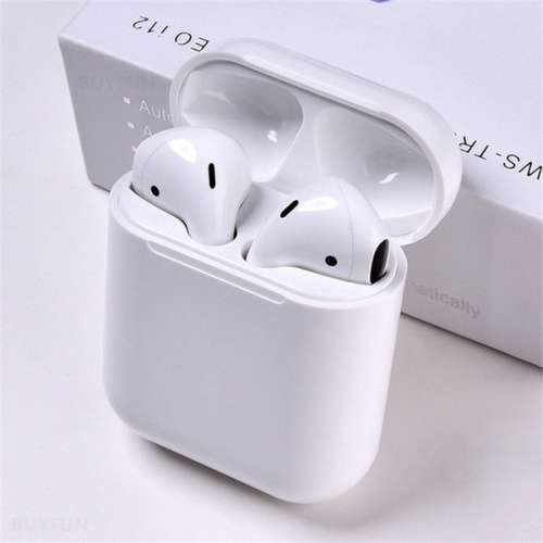 i12 TWS High QualityWireless Earphone Bluetooth 5.0 Touch Earbuds Headset With Charger Box  White