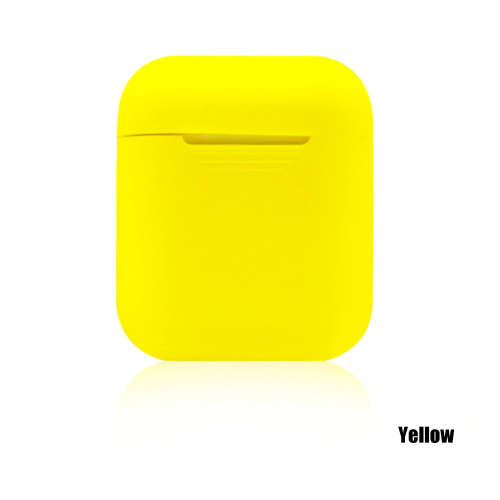 Handy Case Silicone Wireless Earphone Case For Earphones _Light Yellow Available