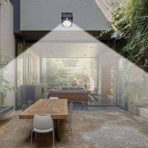 LED motion sensor wall outdoor solar light