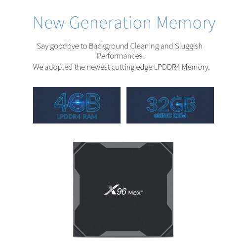 X96 Android 8.1 Smart TV Box 2GB+16GB Quad Core WIFI H.265 4K Media Player + Wireless Mouse