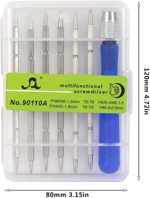 6in1 Repair Tool Set Torx Screwdriver Set For Laptop Phone Watch Tablet PC Repair