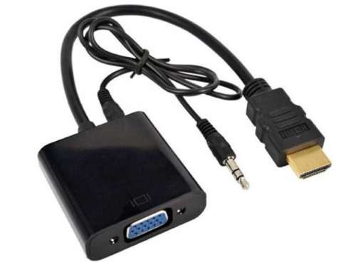 Active HDMI to VGA (with 3.5mm Audio Output) Cable  Convert HDMI to Analogue VGA