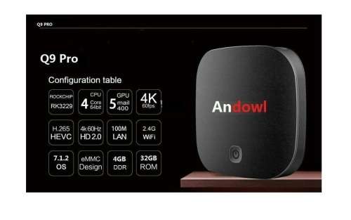 Smart tv box Android 4 GB ram 32GB rom wifi andowl IPTV 4K HD HDMI cable resolution 1920x1080 pixel