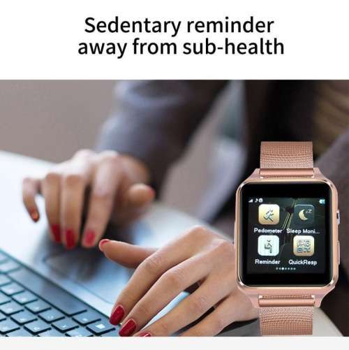 X8 Portable Bluetooth Smart Watch_Sim Card Slot _Black Only